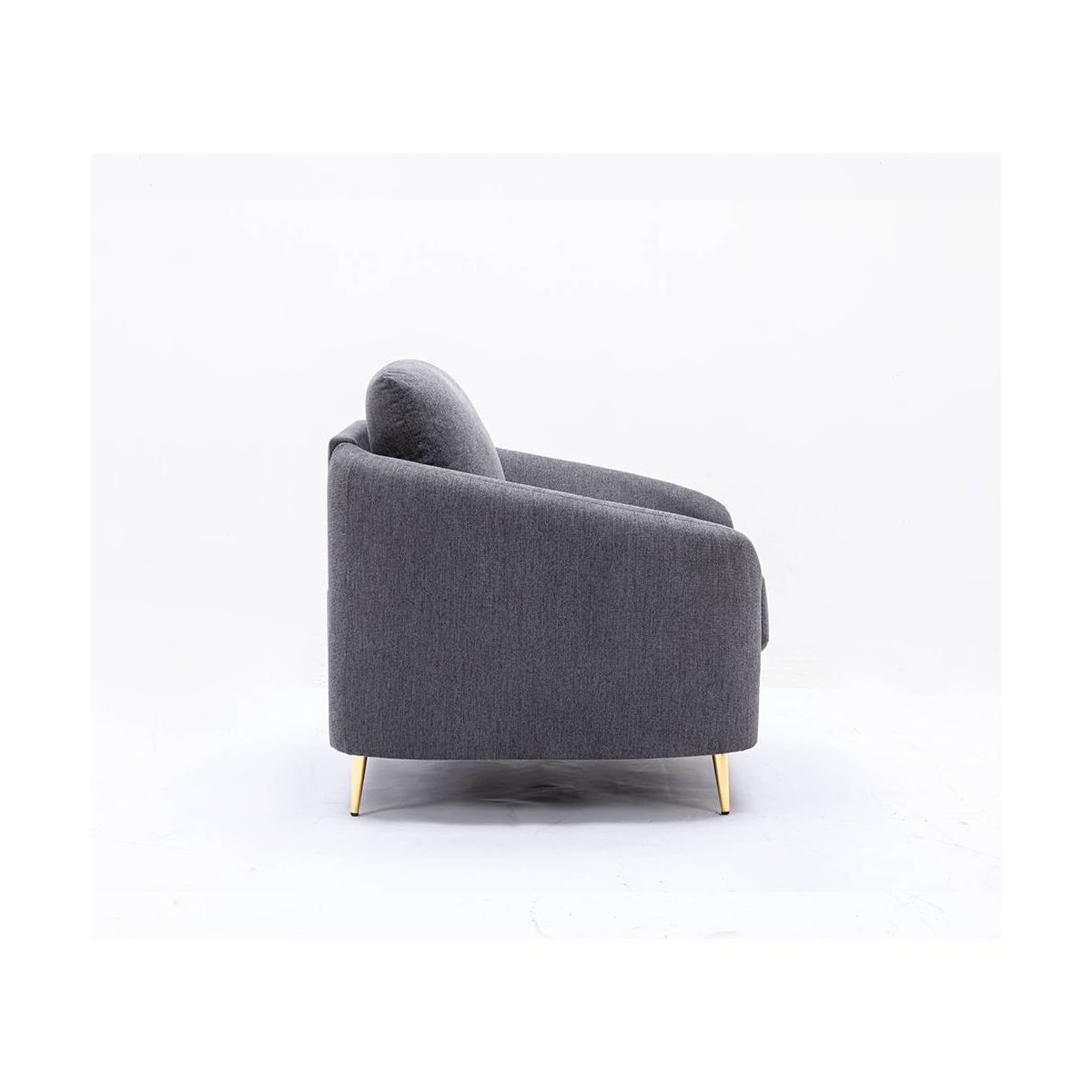 60" Yuina Sofa Gray Linen - Acme Furniture - thumbnail 4