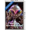 Trends International Ray Heere - Happy Peace Alien Framed Wall Poster Prints - 3 of 4