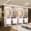 Aheaplus 30'' Freestanding Closet Organizer with Hanging Rods and Drawers, Closet System with Storage Shelves - 4 of 4