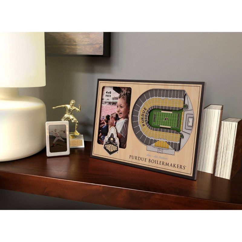 4&#34; x 6&#34; NCAA Purdue Boilermakers Football 3D StadiumViews Picture Frame, 2 of 6