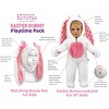 Playtime by Eimmie Easter Bunny Outfit for 18" Dolls with Matching Child Accessories - 4 of 4