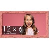PosterPalooza | Panoramic Shabby Chic Pink Picture Frame - UV Acrylic, Foam Board Backing, Hanging Hardware - 2 of 4