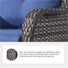 POCASSY Wicker Rattan Outdoor Chairs Set of 2 - 3 of 4