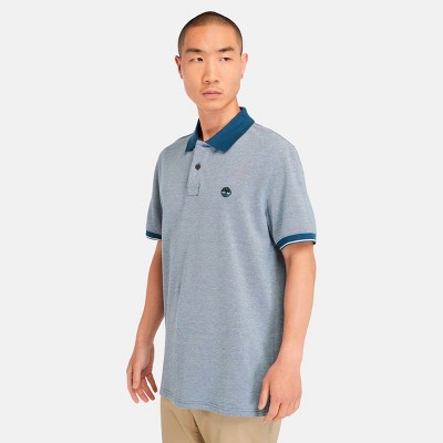 Timberland Men's Oyster River Short-Sleeve Oxford Polo Shirt