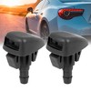 Unique Bargains KD45-67-510 Car Windshield Wiper Washer Nozzle Replacement for Mazda CX-9 2016-2018 2pcs - 2 of 4