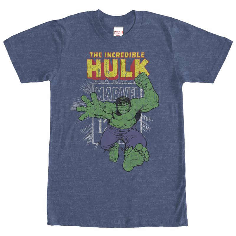Men's Marvel Hulk Comic Book Cent T-Shirt, 1 of 4