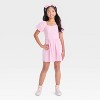 Girls' Puff Sleeve Fit & Flare A-Line Dress - art class™ - 3 of 3