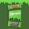 Snickers, Twix Halloween Ghoulish Green Chocolate Candy Fun Size Assortment - 20.13oz/35ct - 3 of 4
