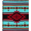 Manual Woodworkers and Weavers Flame Bright Tapestry Throw Blanket 50"x60", Cotton, Vibrant Abstract Flame Design in Warm Sunset Tones - 2 of 3