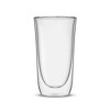 JoyJolt Spike Double Wall Glass - Set of 2 Cocktail Beer Highball Drinkware Glass -13.5-Ounces - 3 of 4