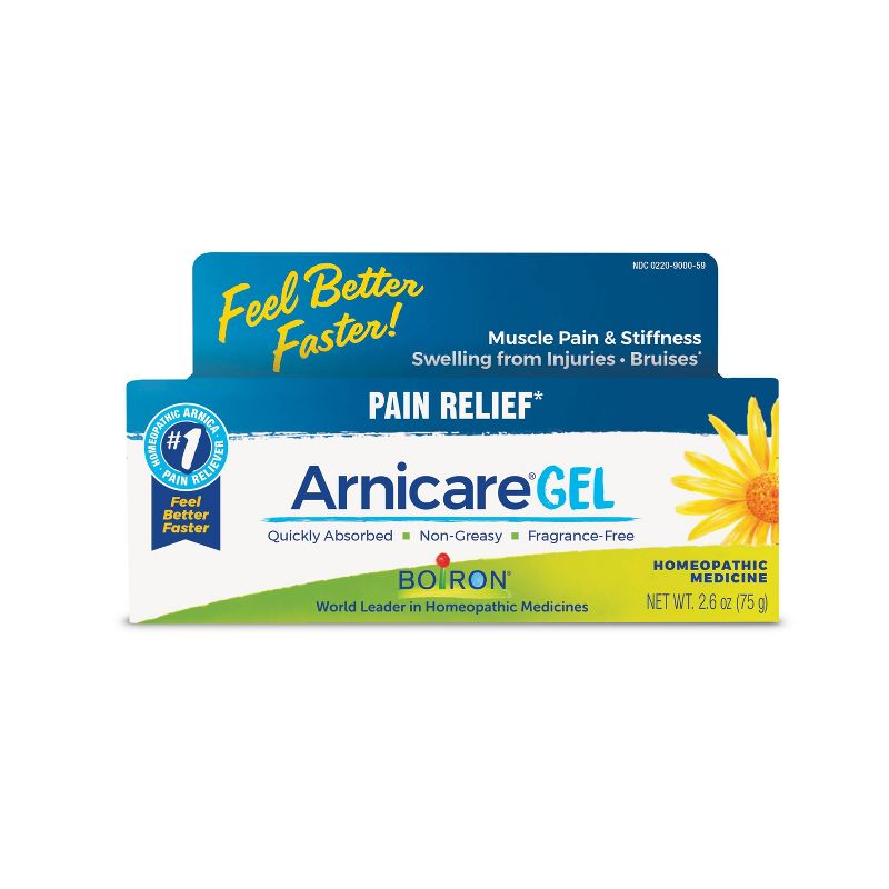 Boiron Arnicare Gel for Relief of Joint Pain, Muscle Pain, Muscle Soreness, and Swelling from Bruises or Injury Non-greasy and Fragrance-Free - 2.6 oz, 4 of 10