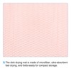 Unique Bargains Ultra Absorbent Fast Drying Microfiber Non-Slip Dish Drying Mat 19.69" x 14.97" Pink 2 Pcs - 4 of 4
