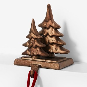 Personalization Mall Bronze Tree Christmas Stocking Holder - 1 of 4