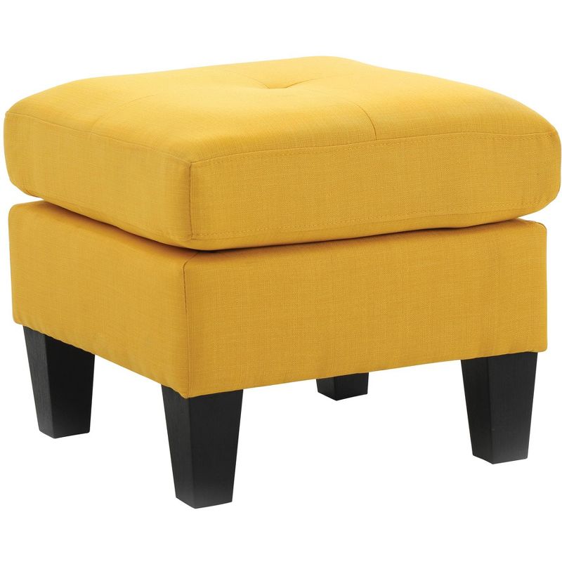 Passion Furniture Newbury Polyester Upholstered Ottoman, 2 of 4