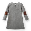 Hope & Henry Girls' Quilted Ponte Riding Dress, Infant - 4 of 4