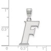 Black Bow Jewelry 10k White Gold Florida Gators NCAA Medium Pendant - 2 of 3