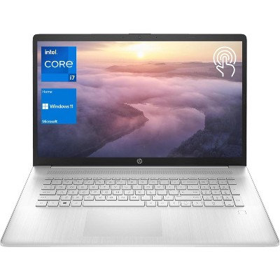 HP Essential 17t-cn300 Laptop – 17.3" HD+ Touch, i7-1355U, 64GB RAM, 2TB SSD, Iris Xe Graphics, Wi-Fi 6, Windows 11 Home, Silver