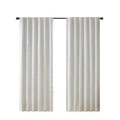 Sun Smart Cassius Jacquard Blackout Curtain Panel - Gold Luxury Room Darkening For Bedroom & Living Room - View #3