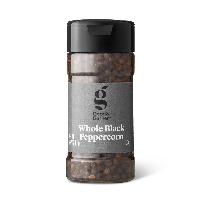 Whole Black Peppercorn - 2.37oz - Good &#38; Gather&#8482;, 1 of 4