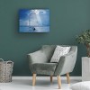 Trademark Fine Art Mircea Costina Whale and Sun Rays Wood Slat Art - 4 of 4