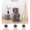 Elegant Comfort Super Soft Christmas Prints Blanket Home D¨¦cor, Warm Cozy Throws for Winter Bedding. - 3 of 4