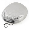 Unique Bargains 6 in 1 Foldable Window Windshield Sun Shade Visor Set for Car Silver Tone - 2 of 3