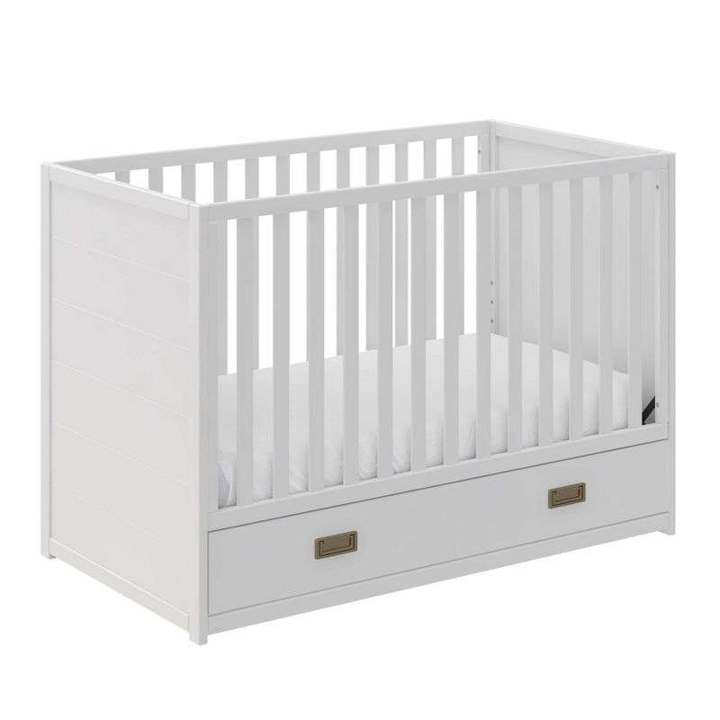 Room &#38; Joy Adam 3-in-1 Convertible Storage Crib Nursery - White, 5 of 8