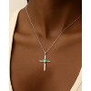 Molenia Birthstone Cross Necklace for Women: 925 Sterling Silver Heart Necklace Dainty Jewelry Anniversary Christmas Birthday Gift for Her Wife Lover - 2 of 4