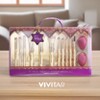 Vivitar Premium 13-Piece Makeup Brush Set – Soft Synthetic Bristles, Ergonomic Handles, Cruelty-Free, Face & Eye Contouring - 4 of 4