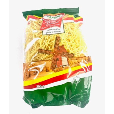 EkMak Babuni Nitka Extra Thick Pasta With Turmeric 500g - Quality Egg Pasta For Italian Dishes