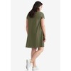 ellos Plus Size A-Line Knit Tee Dress - 3 of 4