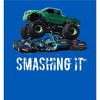 Monster Trucks Smashing It
 Adult Long Sleeve Hoodie - 2 of 2