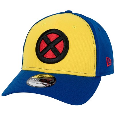 Adult X-Men Symbol Wolverine Two-Tone Colorway New Era 39Thirty Fitted Hat
