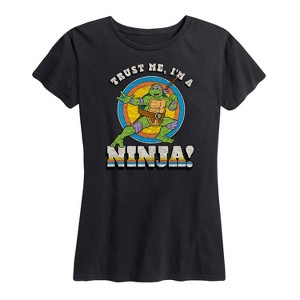 Women's - Teenage Mutant Ninja Turtles - Trust Me, I'm A Ninja Short Sleeve Graphic T-Shirt - 1 of 4