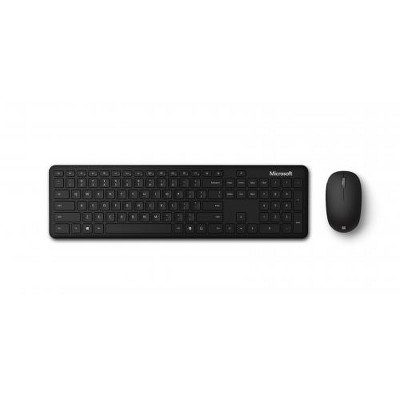 Microsoft Bluetooth Keyboard & Mouse Desktop Bundle - Bluetooth Connectivity - 2.4 GHz Operating frequency - 3-button Mouse w/ fast tracking sensor