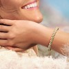 Ross-Simons Italian 18kt Gold Over Sterling and Sterling Silver Bead Bracelet - 2 of 3
