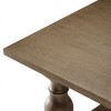 Maven Lane Leon Traditional Wooden Dining Table in Antiqued Grey Finish - 3 of 4