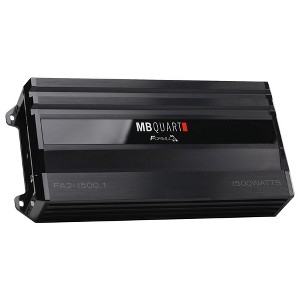 MB Quart FA2-1500.1 FORMULA 1500 Watt Amplifier 1 Ohm Stable Mono Car Audio Amplifier - 1 of 4