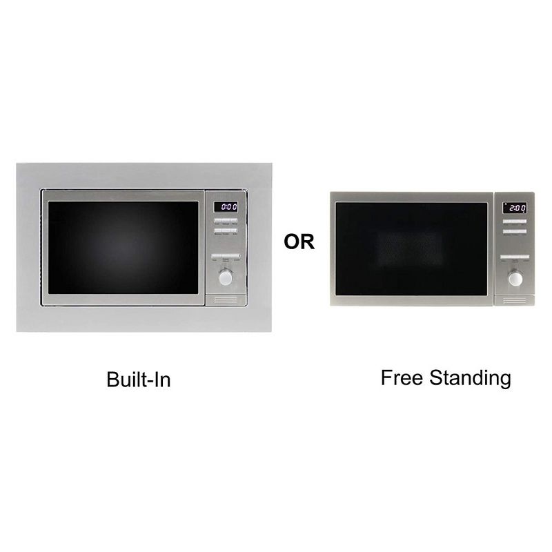 Equator CMO 800 T 0.8 Cubic Foot Countertop Easy To Use Microwave and Oven Combination Kitchen Appliance with Memory Function, Stainless Steel, 2 of 7