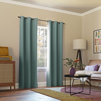Mineral Blackout Grommet Curtain Panel, 40" x 63" Polyester