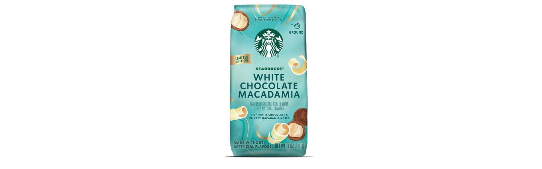 Starbucks White Chocolate Macadamia Nut Light Roast Ground Coffee - 11oz