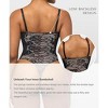 SHAPELLX Shapewear for Women Tummy Control Lace Bodysuit for Women Thong Body Shaper Bodysuit U Plunge Backless BodySuits—Black 38 - 3 of 3