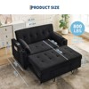Garvee 3-in-1 Convertible Sofa Bed, Sleeper Loveseat with Pull-Out Bed & USB, Space-Saving for Small Rooms, RV, Lounge Recliner - 2 of 4