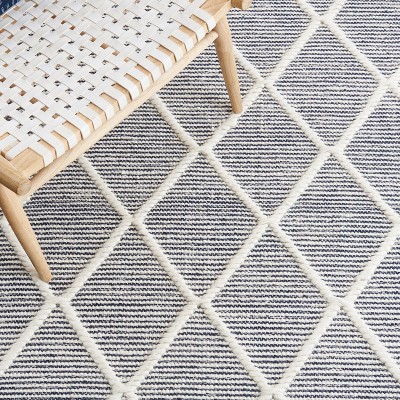 Ivory Bliss Hand-Tufted Wool & Cotton 4'x6' Rectangular Rug