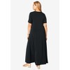 Jessica London Women's Plus Size Stretch Knit Sweetheart Maxi Dress - image 3 of 4