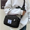Hachikiko Women’s Quilted Crossbody Sling Bag - Lightweight One-Strap Chest Purse for Daily Use - 4 of 4