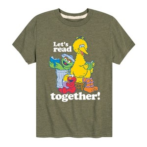 Boys' - Sesame Street - Lets Read Together Short Sleeve Graphic T-Shirt - 1 of 4