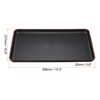 Unique Bargains Plastic Wood Grain Food Tea Serving Tray - 2 of 4