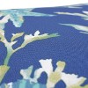 Daytrip Pacific Outdoor Rounded Corners Chair Cushion Blue - Pillow Perfect - 2 of 3