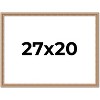 PosterPalooza | Deco Brown Picture Frame - UV Acrylic, Backing Board, Hanging Hardware Included - 2 of 4